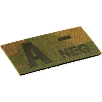 Nášivka Clawgear® Nášivka krevní skupina IR Clawgear®, Barva: Multicam®, Varianta: A -