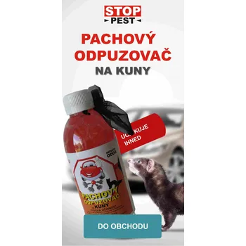 Odpuzovač zvířat Pest Control Chemical Pachový odpuzovač na KUNY do auta ml: 150 ml