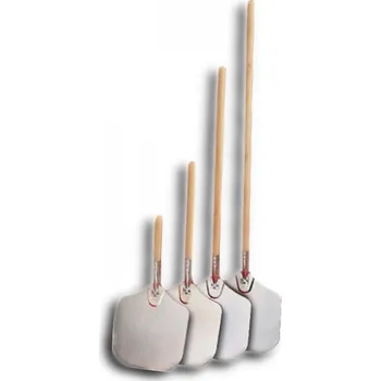 Lopata na pizzu se dřevěnou rukojetí Varianta: LO-5212 Lopata na pizzu se dřevěnou rukojetí délka 132cm - rozměr 305x356mm