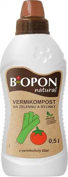 Hnojivo Bopon Natural Vermikompost na zeleninu a bylinky 500 ml