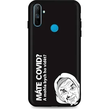 Pouzdro na mobilní telefon Kryt Realme C3 silikon Můžu ho vidět? (obal neboli pouzdro na Realme C3)