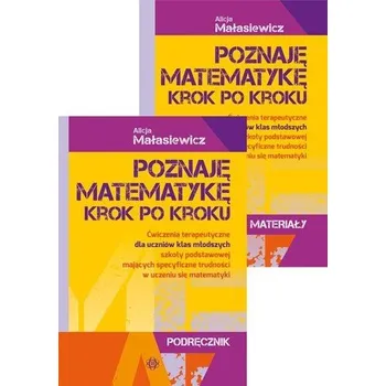 Matematika Poznaję matematykę Krok po kroku Podręcznik + Teczka - Małasiewicz Alicja