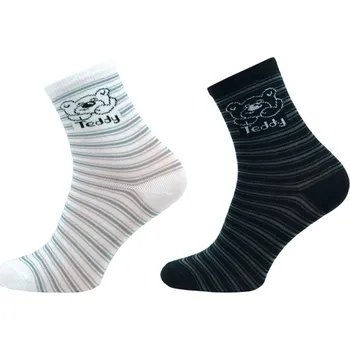 Dámské ponožky NOVIA Dámské ponožky Teddy 1075 Barva: černá, Velikost: 26-27