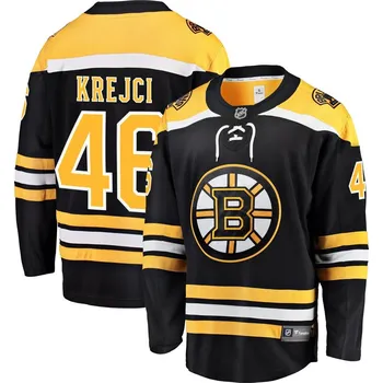 Fanatics Pánský dres Boston Bruins NHL #46 David Krejci Breakaway Alternate Jersey Velikost: L, Distribuce: USA