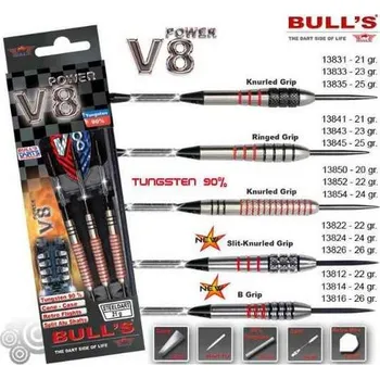 Šipka Bull´s Šipky Steel V8 90% B Grip 24gr. 13814