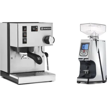 Kávovar Rancilio Silvia E + Eureka Atom 60, chrome