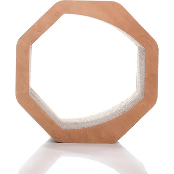 Ekomazlíček Škrabadlo pro kočky WHEEL exclusive Hloubka škrabadla: 20 cm, Barva: Ořech