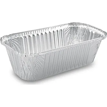 Jednorázové nádobí Miska hranatá ALU 1500ml 25,2x13,2x7cm 100ks