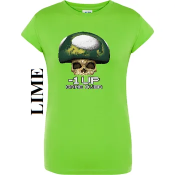 Pánské tričko levne damske tricko vtipny potisk atom hribek Barva: Lime - limetková, velikost: eu 32/34 viz tabulka pod výrobkem