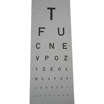 Optotyp papírový - písmena (60 x 20 cm), 1 ks