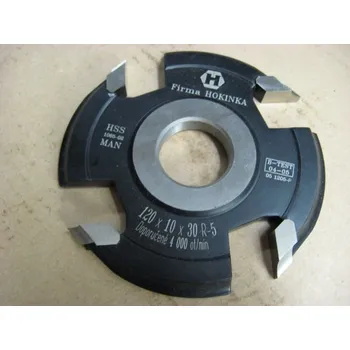 Fréza Pravá čtvrtkruhová fréza vydutá 120X10X30-R5-HOKINKA