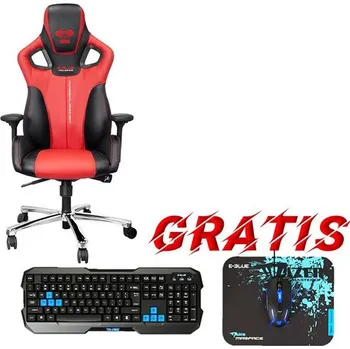 Herní židle E-Blue herní křeslo Cobra - červená