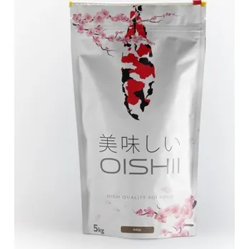 Krmivo pro rybičky Krmení Oishii ® Mix 4 mm / 1 kg zimní KOI krmivo, potápivé KOI granule