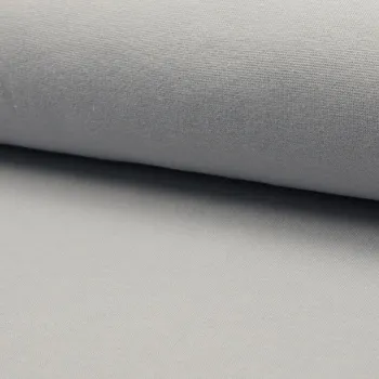 Náplet hladký RIB 1/1, jemně šedý, š.70