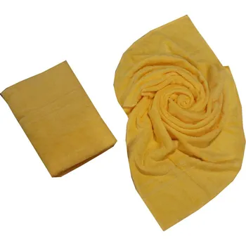 xcena Osuška froté žlutá 70x140cm