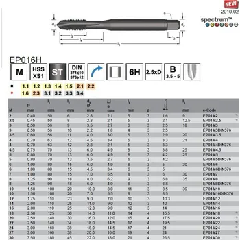 Závitořezný nástroj Strojní závitník s neprůběžnými drážkami M27 EP01 6H HSS-E-PM,ST DIN376 DORMER