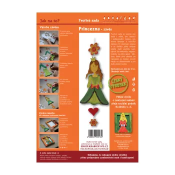 kreativní sada Princezna - závěs