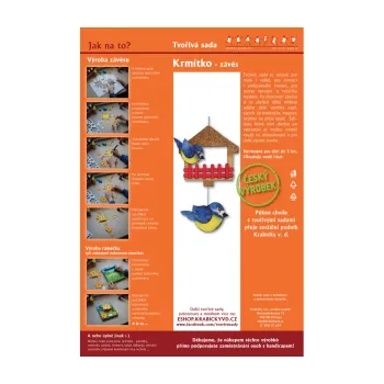 kreativní sada Závěs - Krmítko