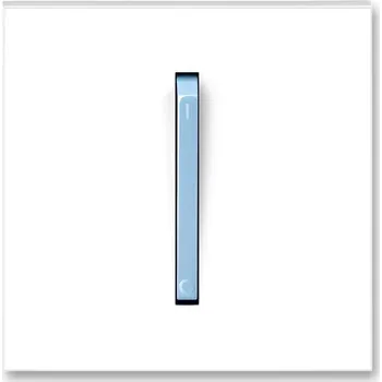 vypínač a zásuvka Kryt spínače ABB Neo 3559M-A00933 41, bílá/ledová modrá, jednoduchý s páčkou (pro spínače řazení 3S)