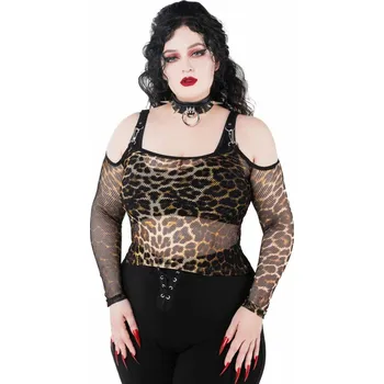 Dámské tričko tričko dámské - Catitude Fishnet - KILLSTAR - KSRA002938 - L