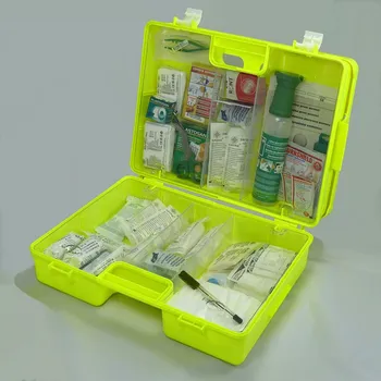 Lékárnička Kufr první pomoci FLUO 4 s náplní VÝROBA