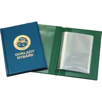 Pouzdro na rybářské vybavení Albastar obal na rybářské doklady s logem ČRS