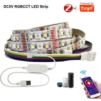 LED páska Sada LED pásku RGBCCT TUYA - ZIGBEE ovladač do USB