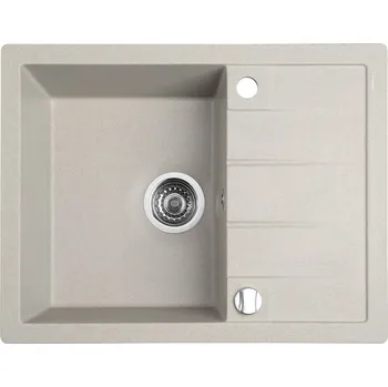 Granitový dřez Recenze Sapho GR6502 granitový dřez 65 x 50 cm béžový