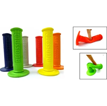 Chránič ruky pro motocykl ACCOSSATO Italy Gripy Accossato cross (22/24 mm) SOFT (pár) Barva: modrá