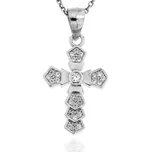 Zlatnictví U Kostela Stříbrný přívěsek křížek 3045 517766321