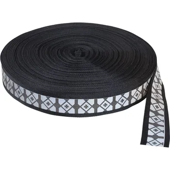 Reflexní páska našívací se vzorem - š. 25 mm - balení 5 m