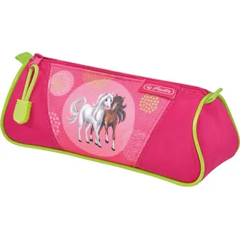 Penál Herlitz Pouzdro trojúhelníkové Koně