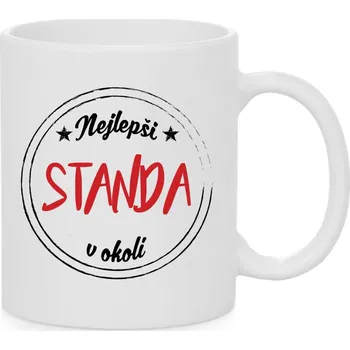Hrnek - Nejlepší Standa v okolí Barva: Bílá