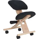 Kondela Ergonomická klekačka GROCO černá krémová / černá