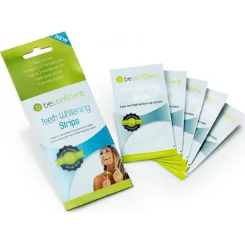 Přípravek na bělení zubů Beconfident Bělící proužky na zuby s peroxidem, 10 ks
