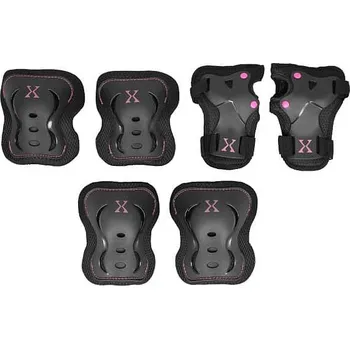 Sada chráničů NILS EXTREME Souprava chráničů NILS Extreme H320 černo-růžová XL