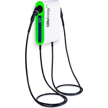 Nabíjecí stanice pro elektromobil Nabíjecí stanice elektromobilů Olife Energy DoubleBox AC 22kW - BASE - 2×32A, 400 V, 2×22 kW, 2 kabely Typ 2, 5m