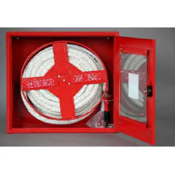 Hydrant Geos agt Hydrantová skříň prosklená DN 19 návin 20 m - bílá Ral 9003 - komplet HSSDN19-20Bl