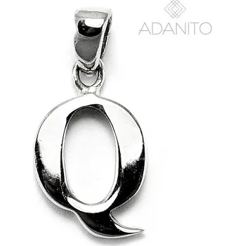 Přívěsek Stříbrný přívěsek písmeno Q