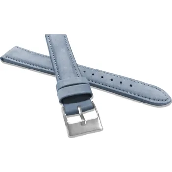 Řemínek na hodinky Kožený řemínek na hodinky z jemného nubuku