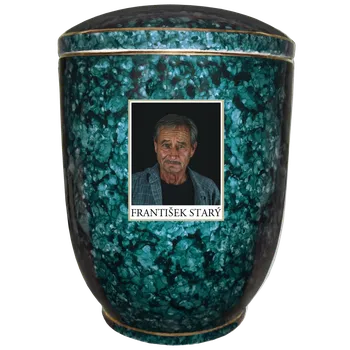 Smuteční dekorace Pohřební urna Diamant | fotografie | barevná