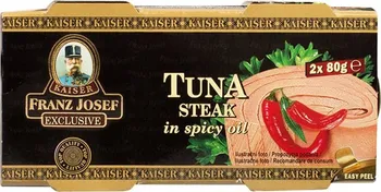 Franz Josef Kaiser Tuňák steak v pikantním oleji 2 x 80 g