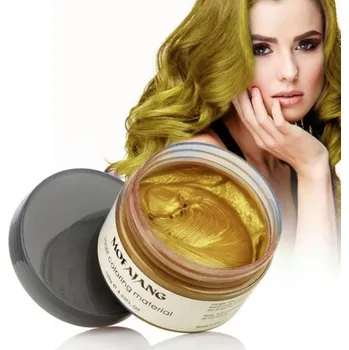Barva na vlasy Mofajang Barevný vosk do vlasů Barva: Zlatá