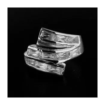 Prsten Stříbrný prsten s kamenem