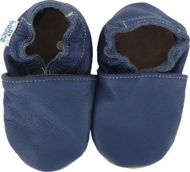 baBice shoes Capáčky kožené navy, 16/17
