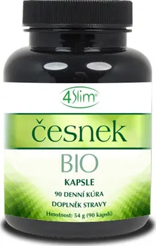Přírodní produkt 4Slim Česnek Bio 500 mg 90 cps.