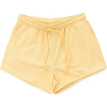 Dámské kraťasy ŽLUTÉ TEPLÁKOVÉ ŠORTKY Noisy May