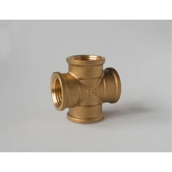 Fitinka V&G Valogin Mosazný kříž Velikost: 1/2”