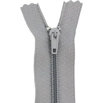 Zip Spirálový zip šíře 3 mm délka 25 cm pinlock šedý (Nedělitelný)