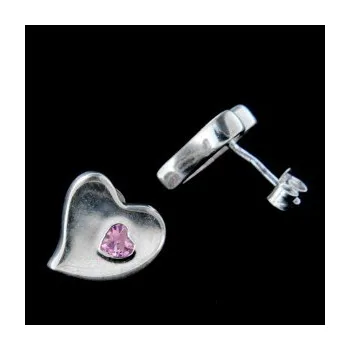 Náušnice Stříbrné náušnice na puzetu